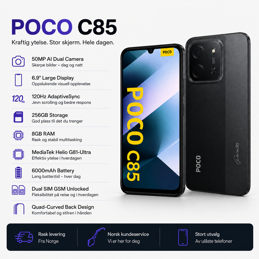 POCO C85 8GB/256GB